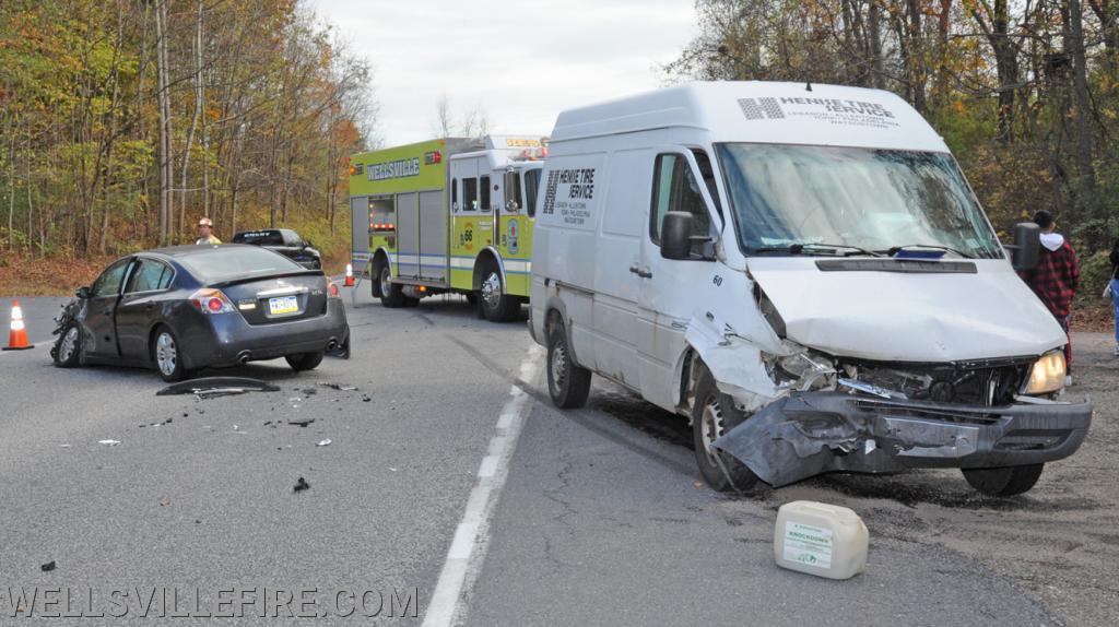 Crash on York Road and Game Road on 10-27-20, Warrington Township.  photos by curt werner
