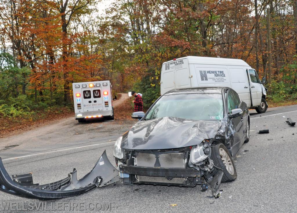 Crash on York Road and Game Road on 10-27-20, Warrington Township.  photos by curt werner