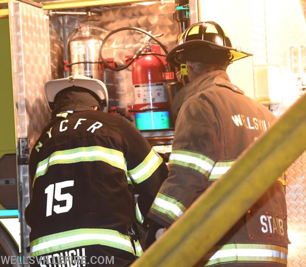 Early Thursday morning, 4:20 a.m. February 20, a mobile home fire broke out  in the 600 block of Yeager Road.  photos by curt werner