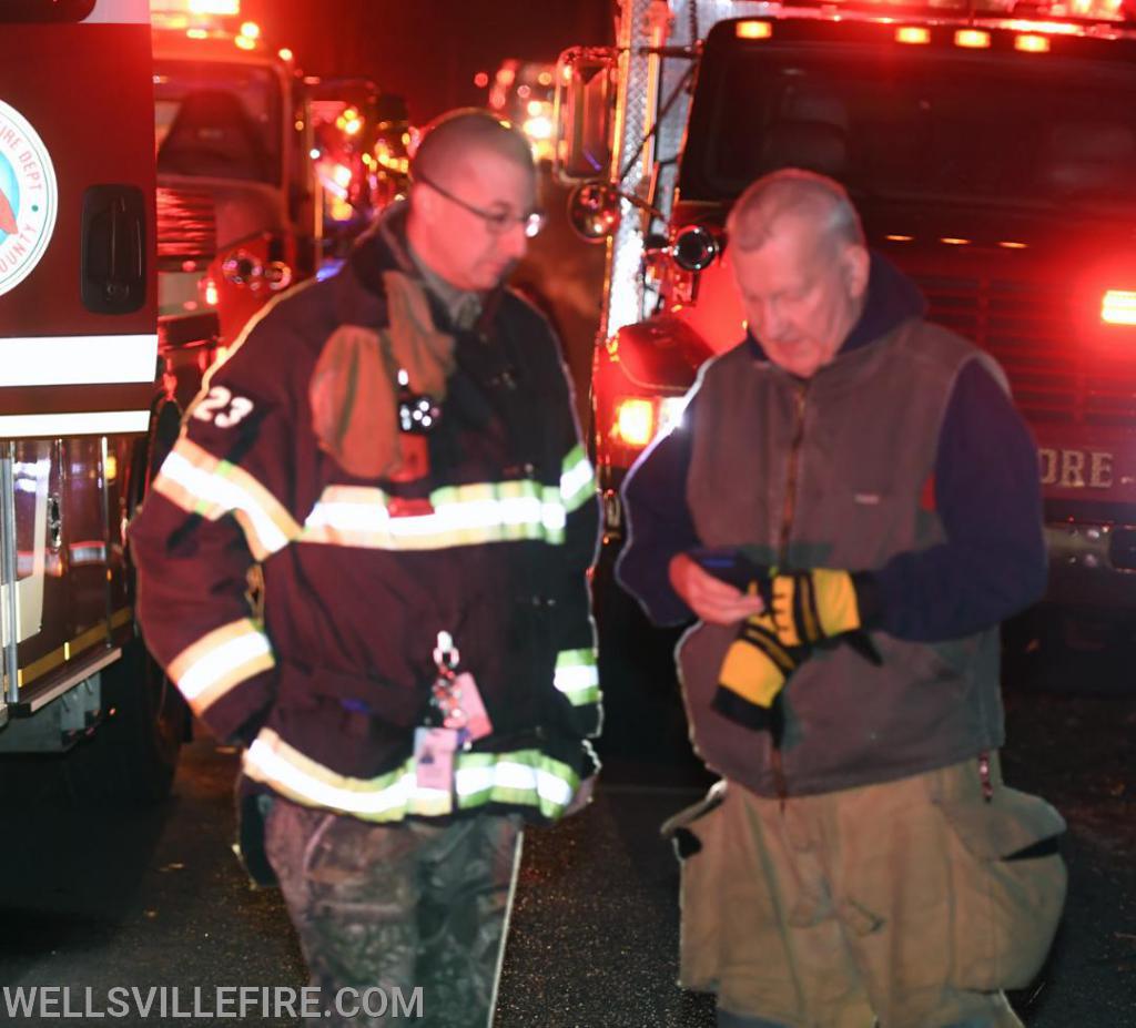 Early Thursday morning, 4:20 a.m. February 20, a mobile home fire broke out  in the 600 block of Yeager Road.  photos by curt werner