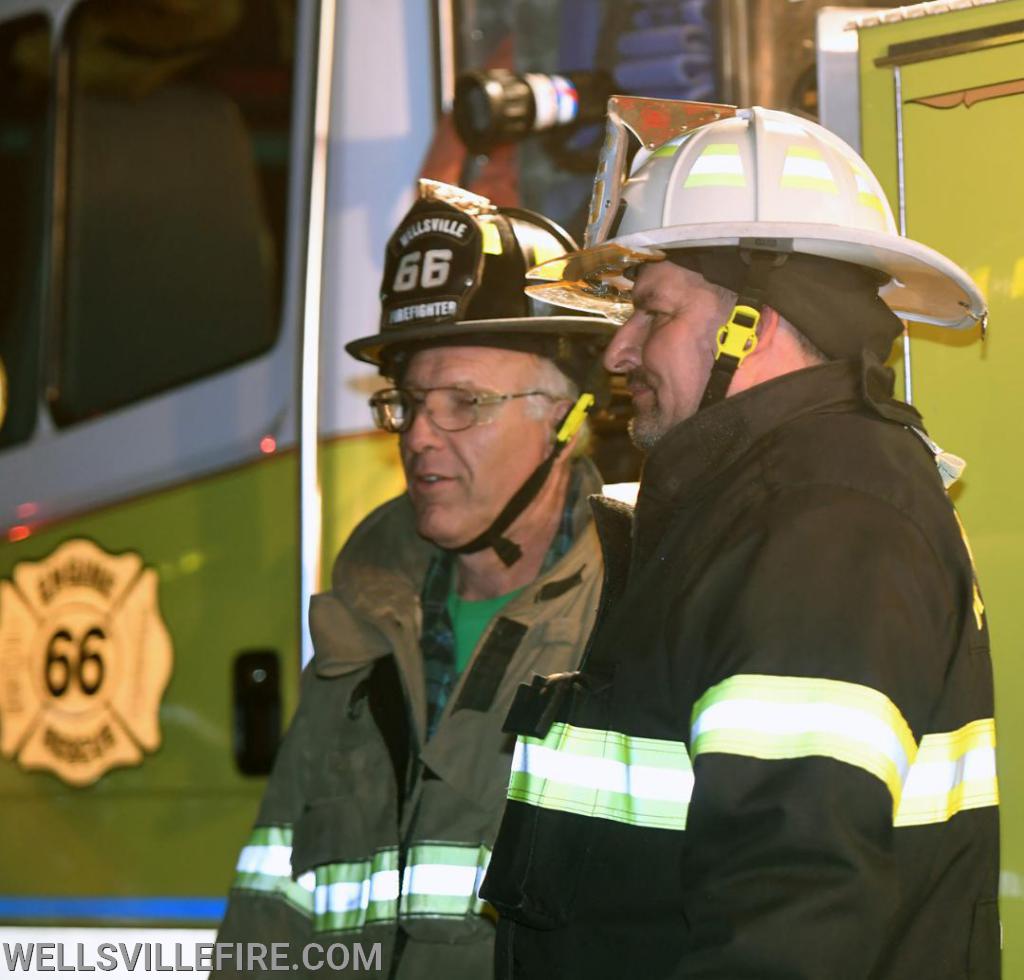 Early Thursday morning, 4:20 a.m. February 20, a mobile home fire broke out  in the 600 block of Yeager Road.  photos by curt werner