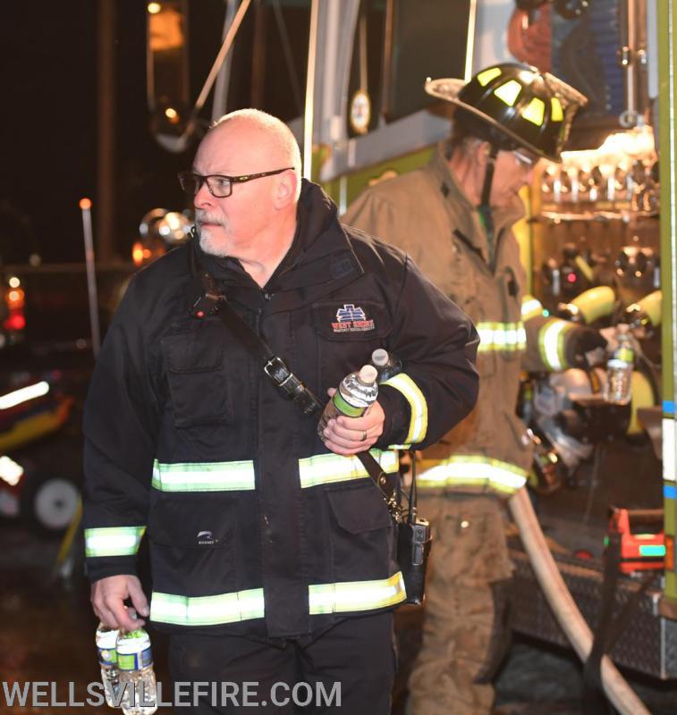 Early Thursday morning, 4:20 a.m. February 20, a mobile home fire broke out  in the 600 block of Yeager Road.  photos by curt werner