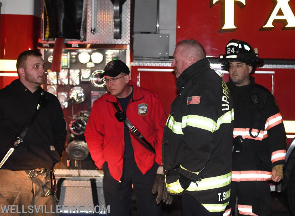 Early Thursday morning, 4:20 a.m. February 20, a mobile home fire broke out  in the 600 block of Yeager Road.  photos by curt werner