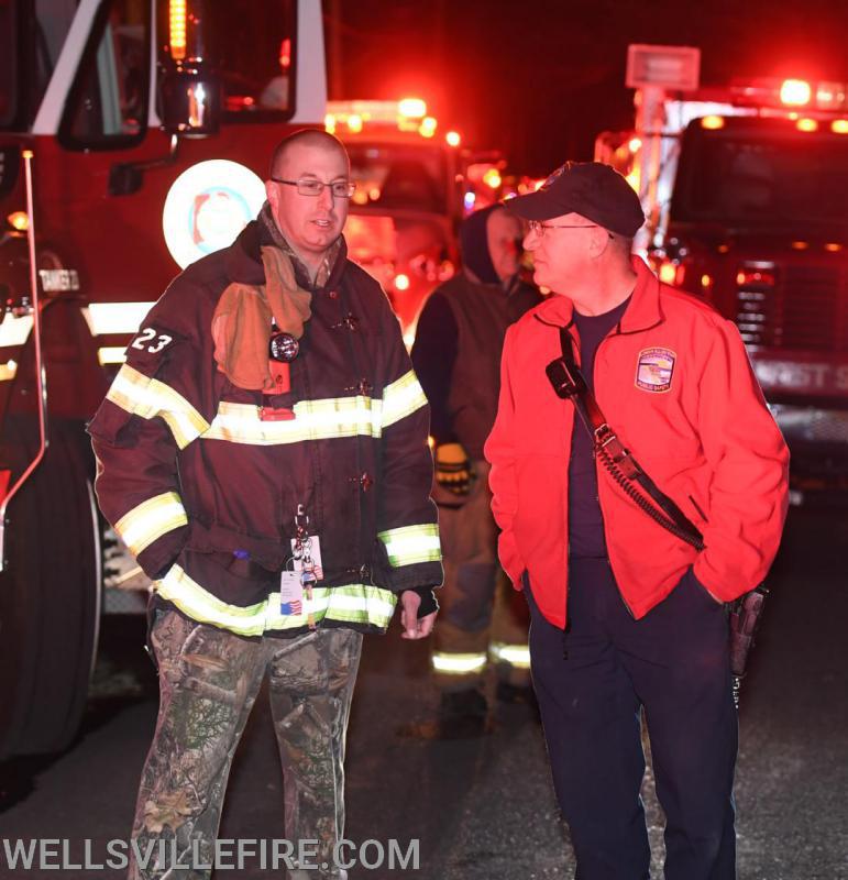 Early Thursday morning, 4:20 a.m. February 20, a mobile home fire broke out  in the 600 block of Yeager Road.  photos by curt werner