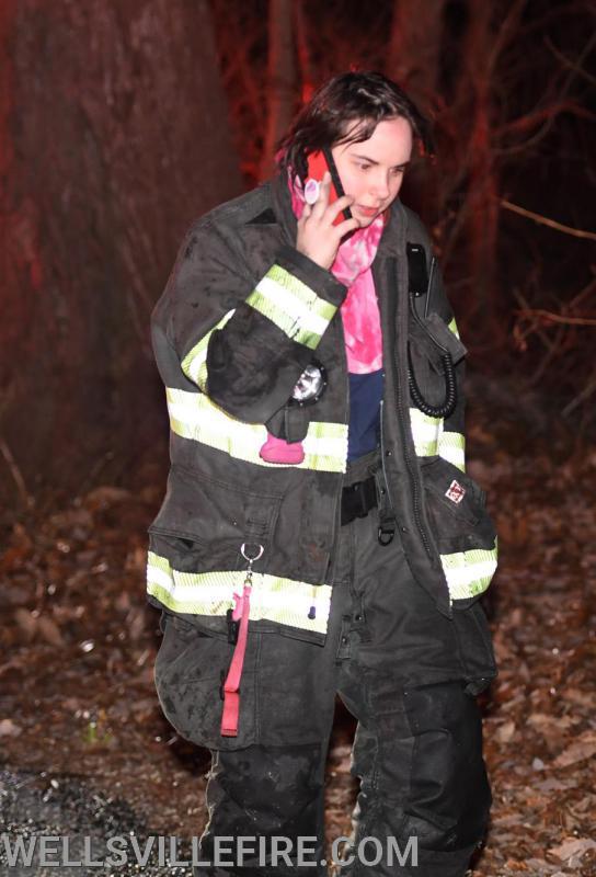 Early Thursday morning, 4:20 a.m. February 20, a mobile home fire broke out  in the 600 block of Yeager Road.  photos by curt werner