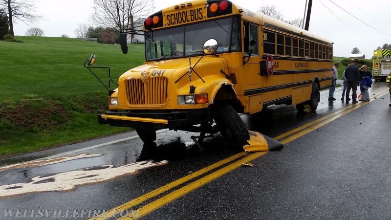 4/20/15 - Bus Accident, Carlisle Road. - Photo by J. Albert