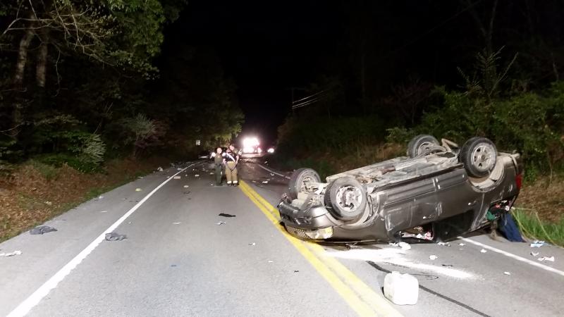 5/10/15 - Single Vehicle Accident, Overturned - Photo by J. Albert