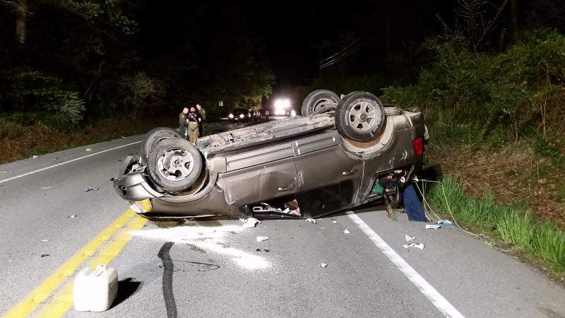 5/10/15 - Single Vehicle Accident, Overturned - Photo by J. Albert