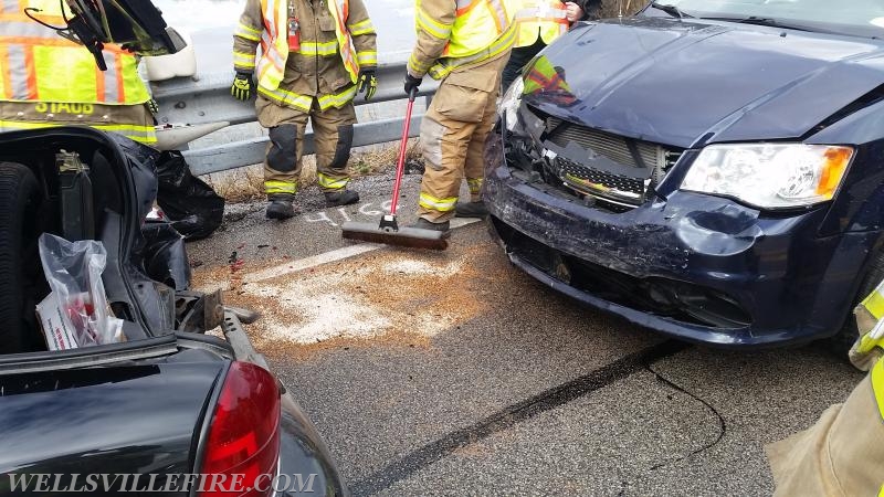 1/10/16 - 2 Vehicle MVA no injuries on Rosstown Rd Warrington Twp. Photo by J. Albert