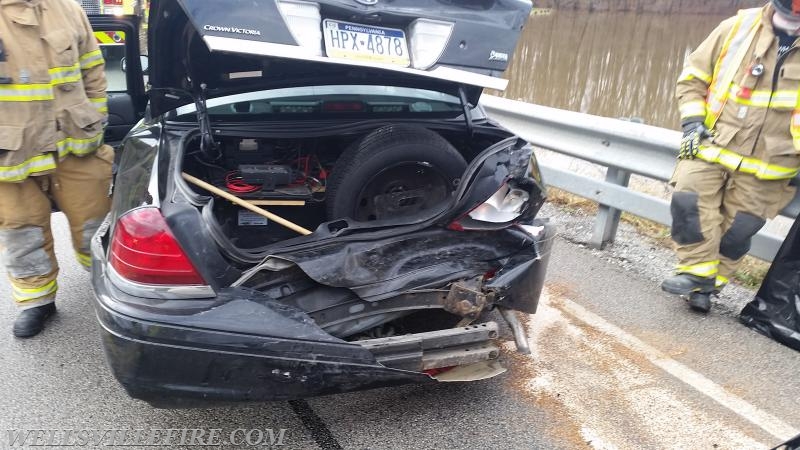 1/10/16 - 2 Vehicle MVA no injuries on Rosstown Rd Warrington Twp. Photo by J. Albert