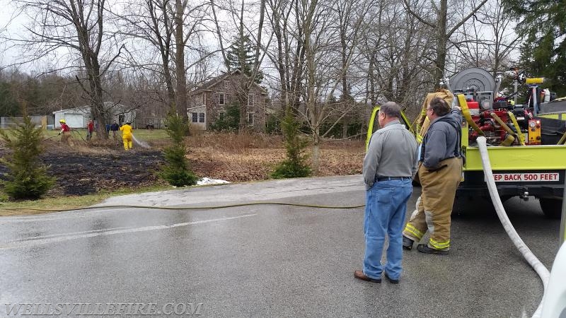 3/12/16 - WFC was dispatched to a 100 x 100 ft. brush fire along Carlisle Road. The fire company was assisted by local residents which was quickly contained and extinguished. Thank you for your help! Photo by J. Albert