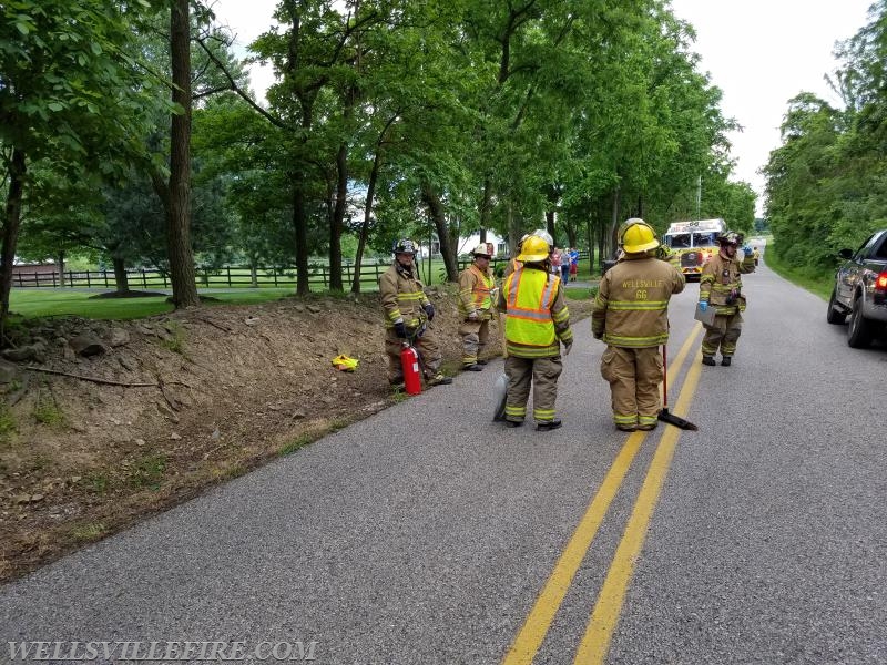 6/6/17 - MVA with rollover on Poplar Rd. Photo by J. Albert 