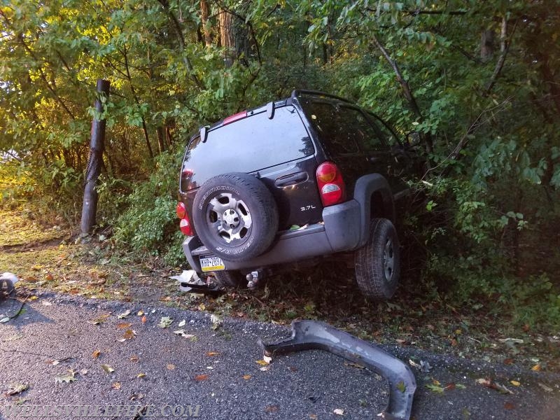 8/29/2017 - single car crash on the 1900 block of Ridge Road in Washington Twp. Photos by J. Albert