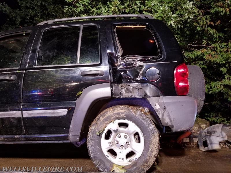 8/29/2017 - single car crash on the 1900 block of Ridge Road in Washington Twp. Photos by J. Albert