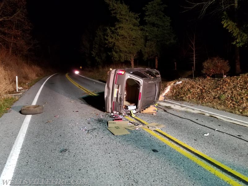 11/27/17 single vehicle accident on Alpine Rd