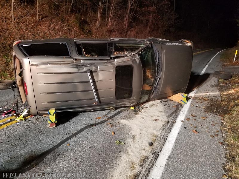 11/27/17 single vehicle accident on Alpine Rd