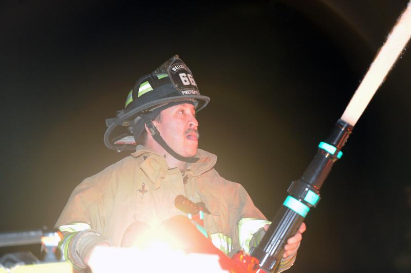 Barn fire on Saturday, January 2, 2016, at Mine Bank Road, Washington Township.  photos by Curt Werner 