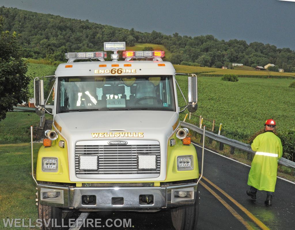 8-10-21 High winds and rain blew roof off house on Cabin Hollow Road, Warrington Township. photos by curt werner