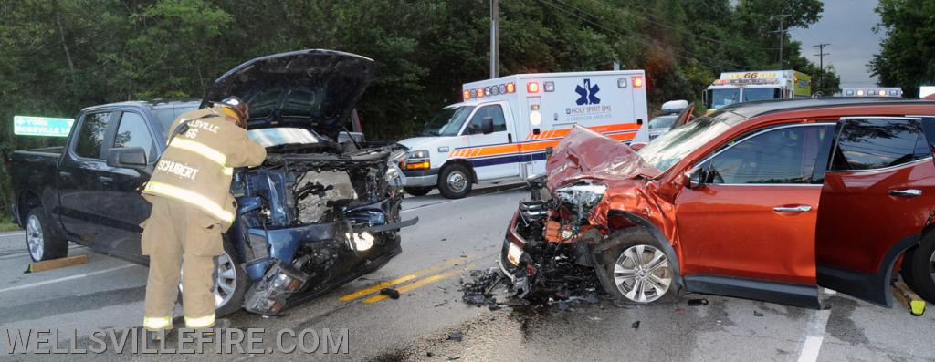 Saturday, August 29, crash Carlisle Road and Alpine Road, Warrington Township. photos by curt werner