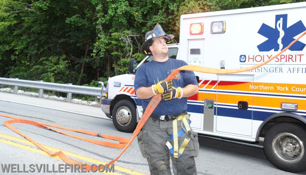 Saturday, August 29, crash Carlisle Road and Alpine Road, Warrington Township. photos by curt werner