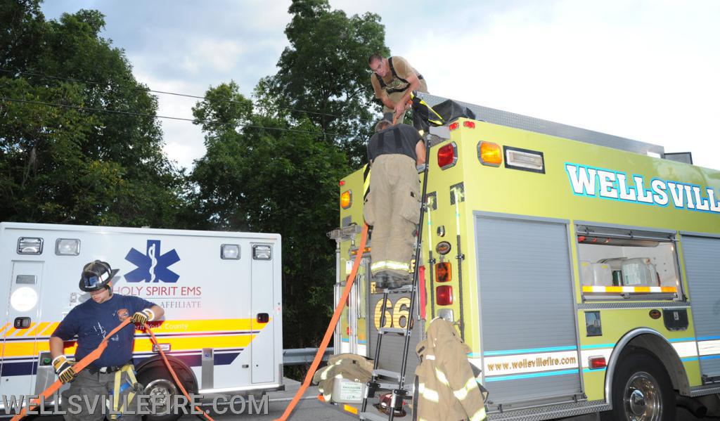 Saturday, August 29, crash Carlisle Road and Alpine Road, Warrington Township. photos by curt werner