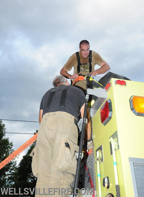 Saturday, August 29, crash Carlisle Road and Alpine Road, Warrington Township. photos by curt werner