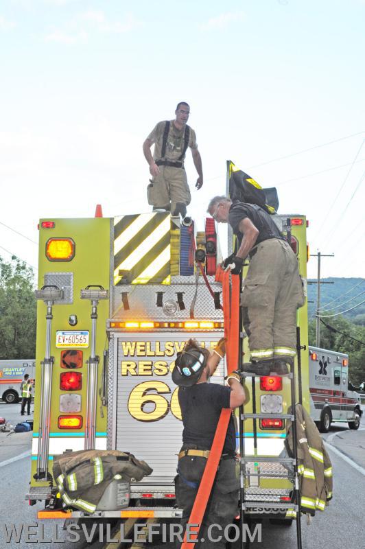 Saturday, August 29, crash Carlisle Road and Alpine Road, Warrington Township. photos by curt werner