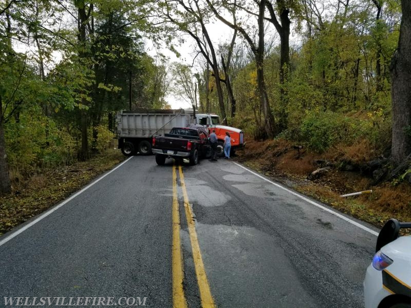 10/24/17 - Motor Vehicle Accident at Harmony Grove Rd & Quaker Meeting Rd. Photo by L. Anderson