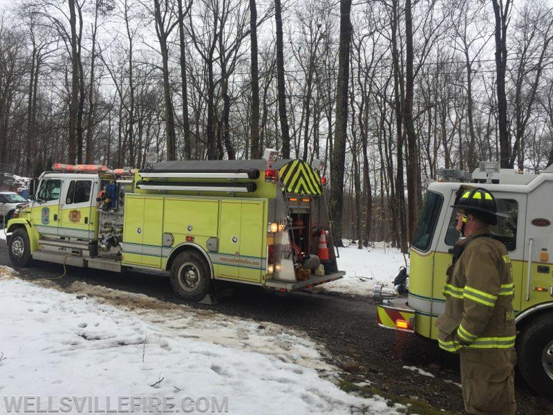 On Sunday, March 10th, Wellsville Fire Company and mutual aid companies responded to a chimney fire on Pennsylvania Ave. Crews arrived and cleaned out the fire box and dropped chains into the chimney. Crews were able to stop the fire before it began to spread into the structure. Good work by all.  Photos by G. Staub.