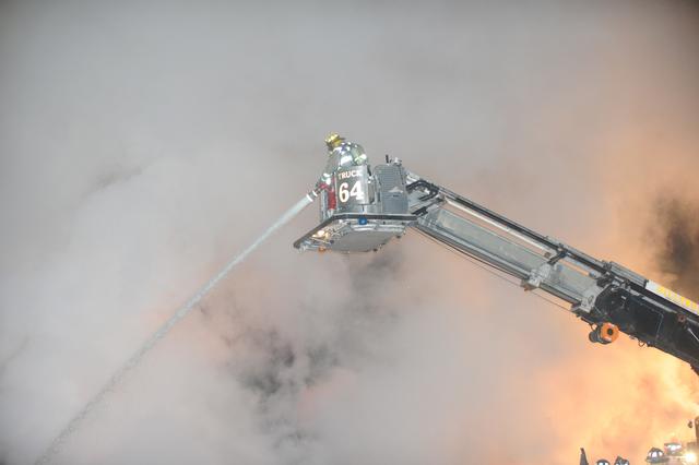 Barn Fire on Peiffer Road, Washington Township.  photo by Curt Werner