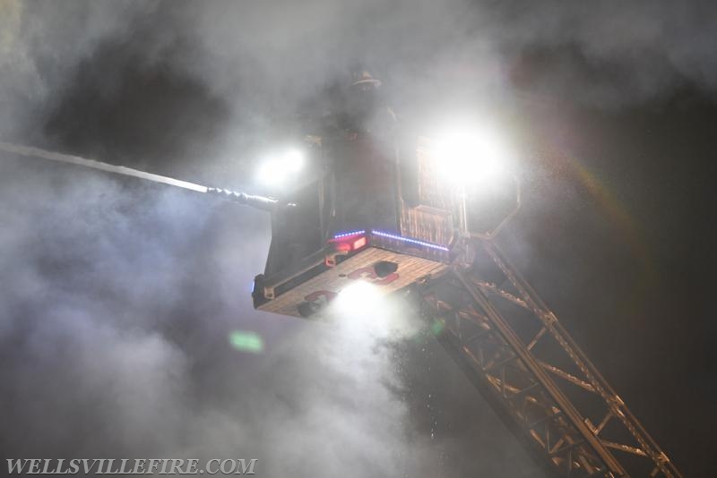 Barn Fire on Sunday, February 26, Meadow Trail, Monaghan Township.  photos by Curt Werner