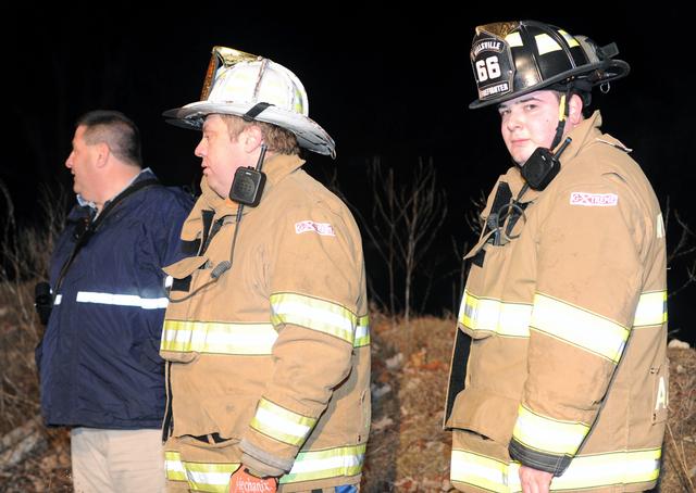 Barn Fire on Peiffer Road, Washington Township.  photo by Curt Werner