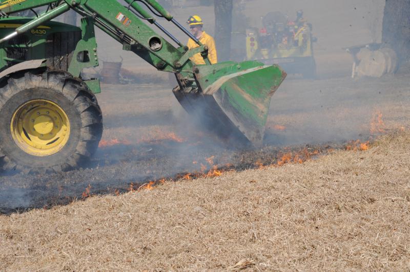 Brush fire in Washington Township on 4/2/15. photo by curt werner