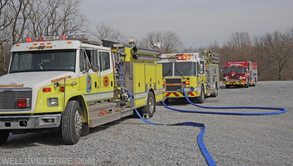 3/30/19, Brush fire along Old York Road, Warrington Township.  photos by curt werner