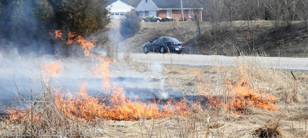 3/30/19, Brush fire along Old York Road, Warrington Township.  photos by curt werner