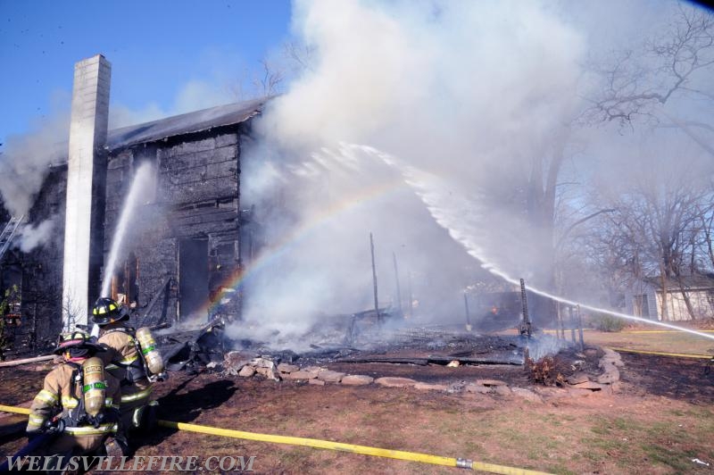 House Fire on Buck Road 02/19/2017.  Photos by Curt Werner
