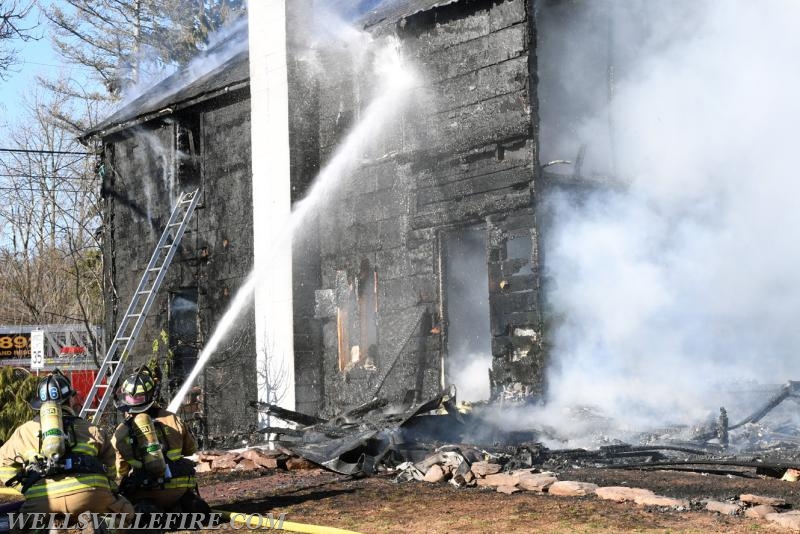 House Fire on Buck Road 02/19/2017.  Photos by Curt Werner