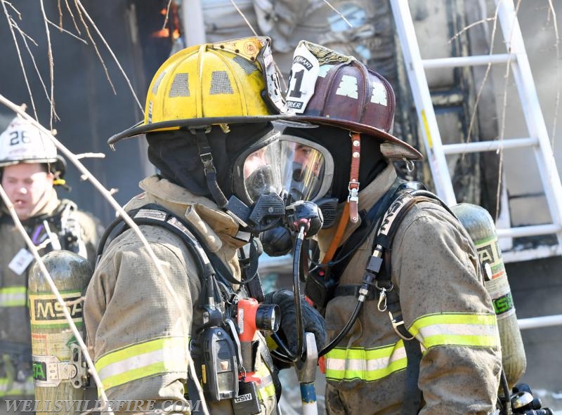 House Fire on Buck Road 02/19/2017.  Photos by Curt Werner