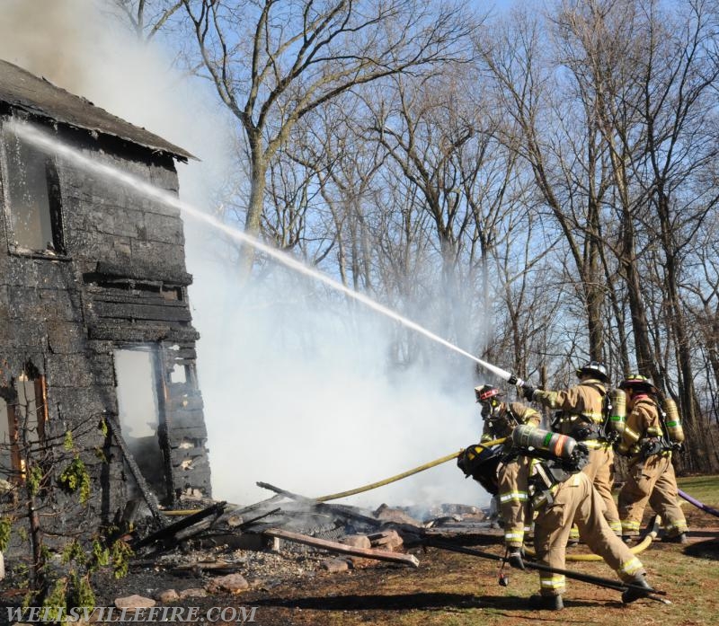 House Fire on Buck Road 02/19/2017.  Photos by Curt Werner