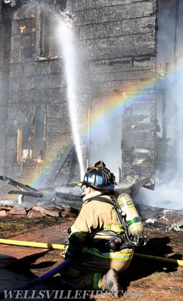 House Fire on Buck Road 02/19/2017.  Photos by Curt Werner