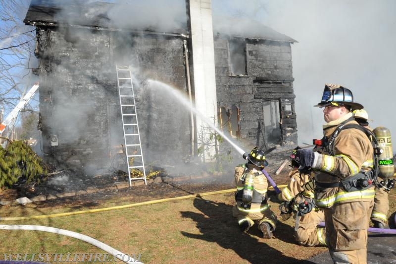 House Fire on Buck Road 02/19/2017.  Photos by Curt Werner