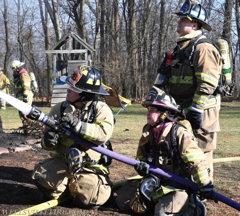 House Fire on Buck Road 02/19/2017.  Photos by Curt Werner