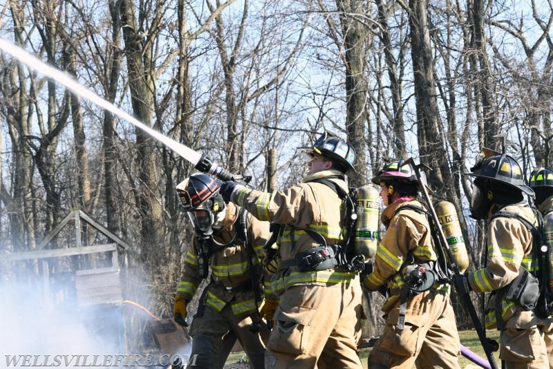 House Fire on Buck Road 02/19/2017.  Photos by Curt Werner