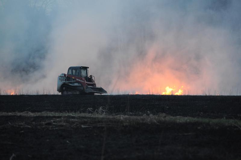 Controlled burn on 03/31/16.  photo by curt werner