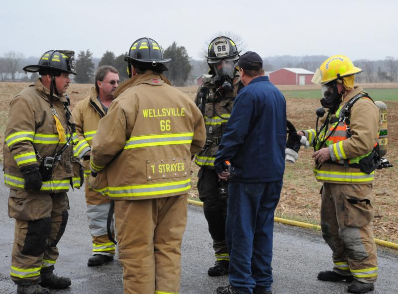 Car fire on Detters Mill Road on Wednesday, April 8.  Photos by Curt Werner