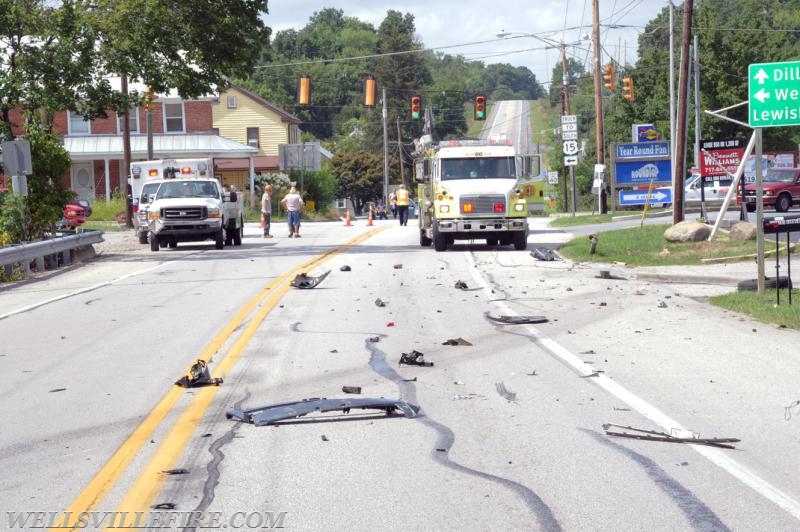 On Monday, August 15, 2:24 p.m., a two vehicle accident occurred on Carlisle Road near the Rossville intersection, Warrington Township. photo by curt werner