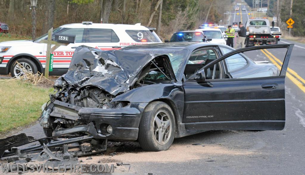 3/6/20 fatal accident in the sixty six hundred block of Carlisle Road.  Vehicle hit back of UPS truck.  photo by curt werner