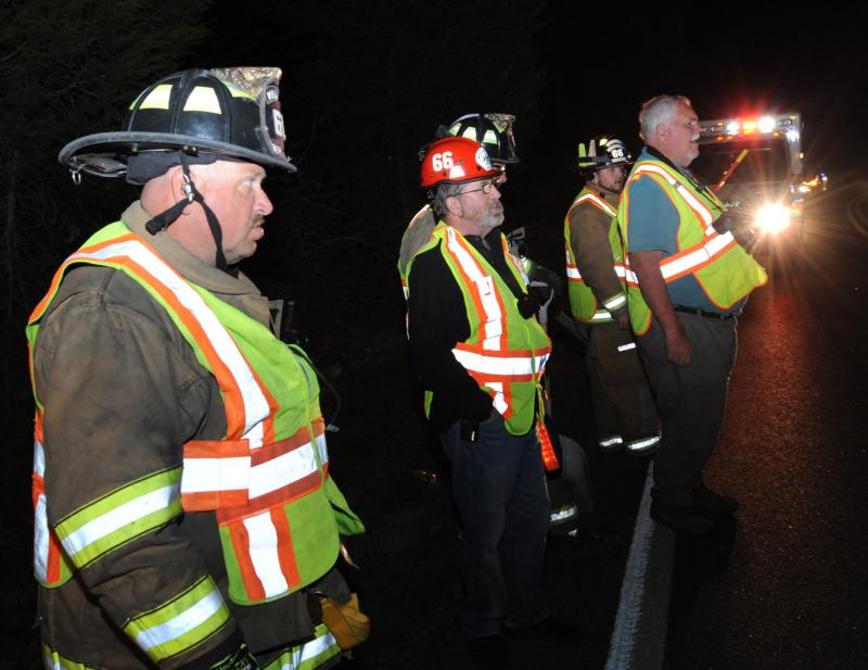 On Friday, April 16, two car collision on Carlisle Rd near Ridge Rd, Warrington Twp.  photos by Curt Werner