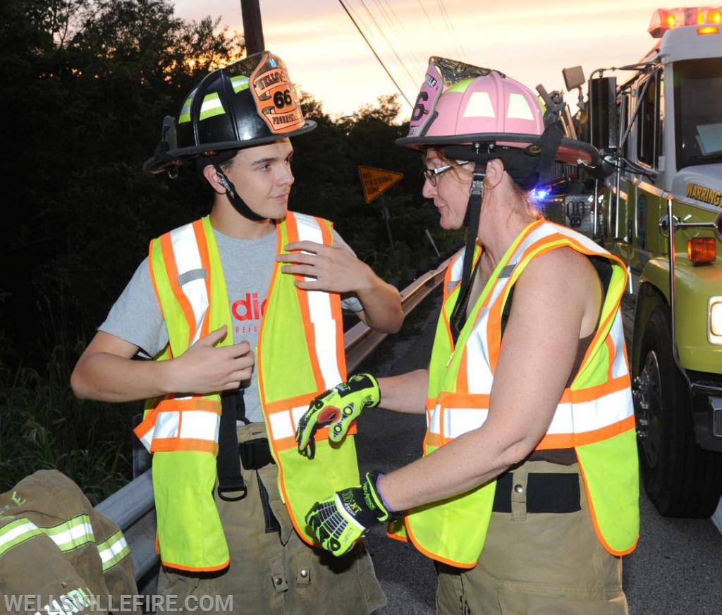 Two vehicle accident on Carlisle Road and Alpine Road Monday, August 19. photos by curt werner