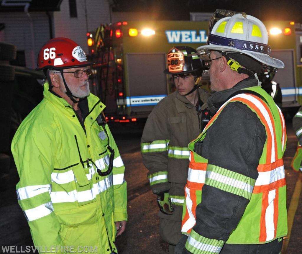 On Tuesday evening, November 19, a school bus and tractor trailer hauling corn collided at the intersection of Ridge Road and Bentz Mill Road.  photos by curt werner